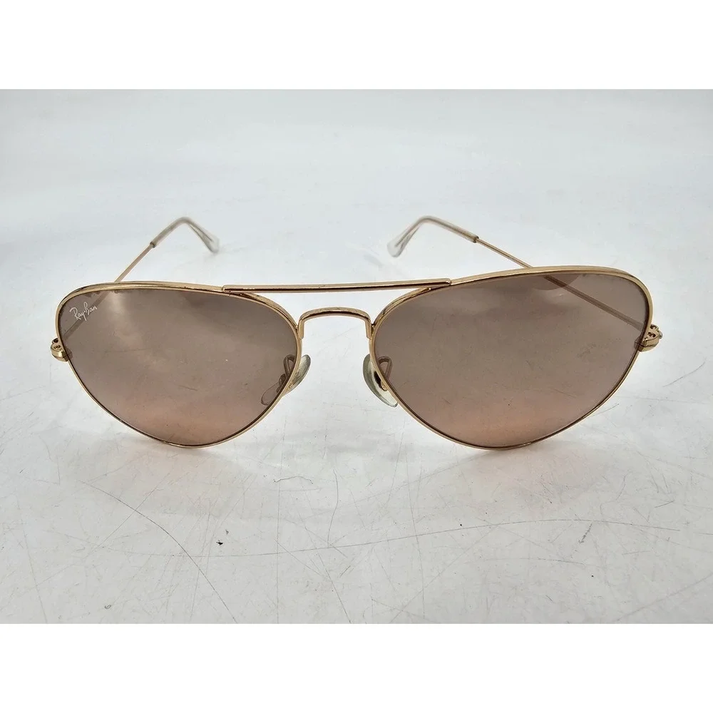 Ray-Ban Large Aviator RB3025 58[]14 140‎ Sunglasses  Gold/Brown Italy